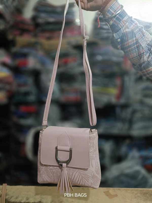 PBH P0175 8*8*4 LADIES SLING BAGS - 8*8*4, Pink