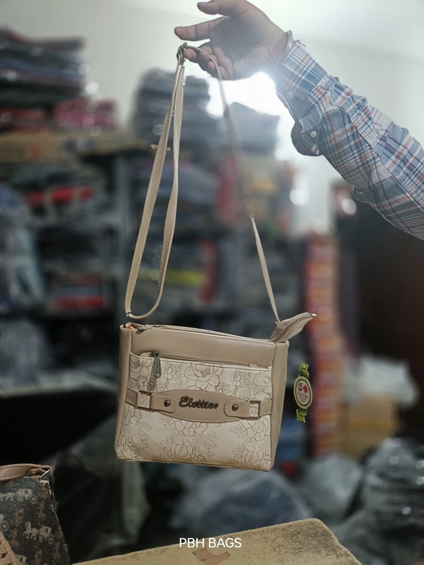 PBH P0175 8*8*4 LADIES SLING BAGS - 8*8*4, Cold Turkey