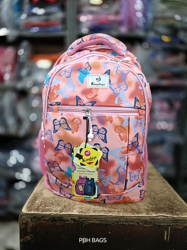 PBH Pbh P029 Print Backpack - 18*14*5, Oriental Pink