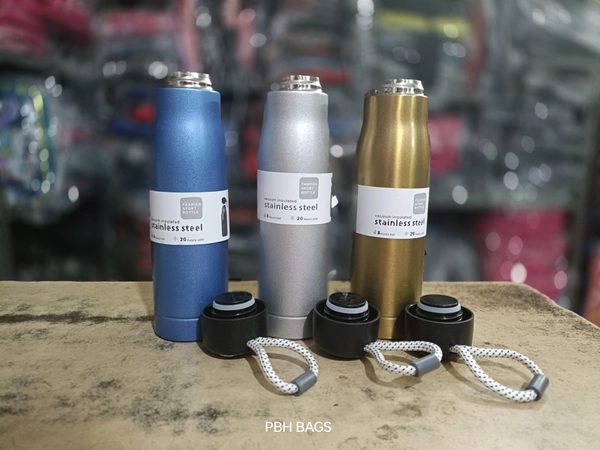PBH 600 ML STEEL WATER BOTTLE - 10*5, MIX