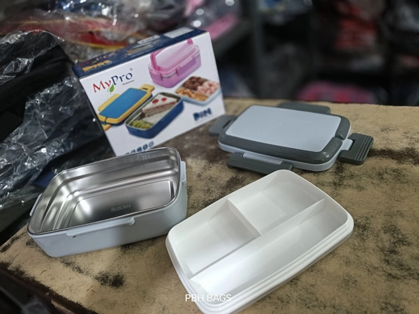 PBH 10*8*4  Steel Lunch Box - 10*8*4, Star Dust
