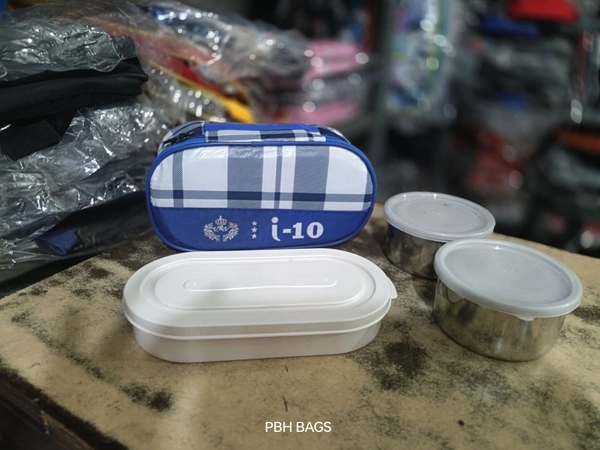 PBH 10*8*4  Steel Lunch Box - 10*8*4, Cornflower Blue