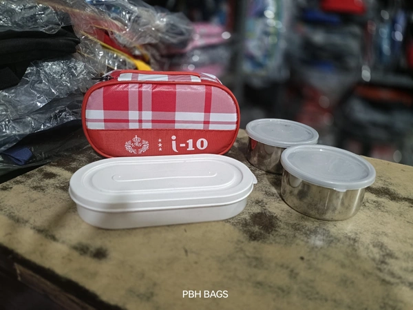 PBH 10*8*4  Steel Lunch Box - 10*8*4, Alizarin Crimson