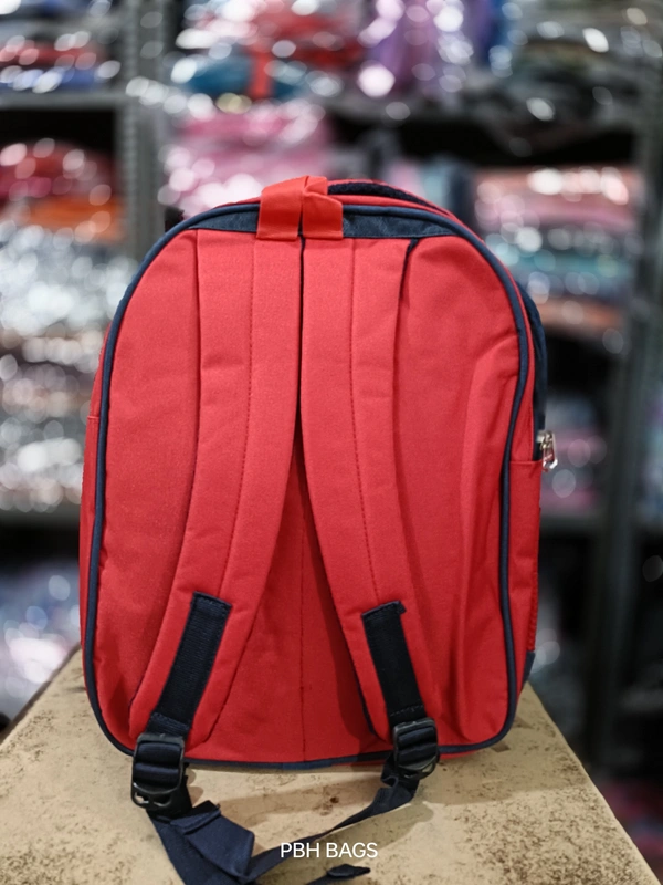 PBH Pbh P183 18*14*7 Laptop Lower Padded Soft School Backpacks - 18*14*7, Red