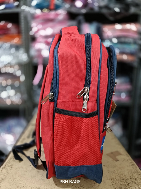 PBH Pbh P183 18*14*7 Laptop Lower Padded Soft School Backpacks - 18*14*7, Red