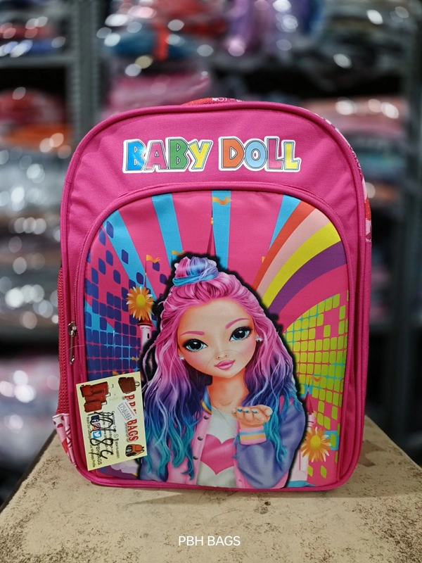 PBH Pbh P184 16*12*6 Laptop Picture Soft School Backpacks - 16*12*6, Pink