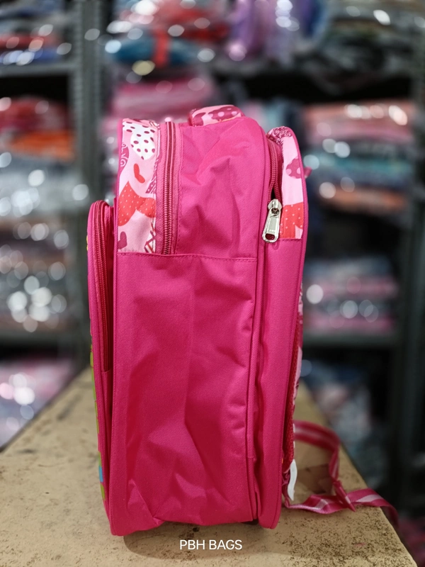 PBH Pbh P184 16*12*6 Laptop Picture Soft School Backpacks - 16*12*6, Pink