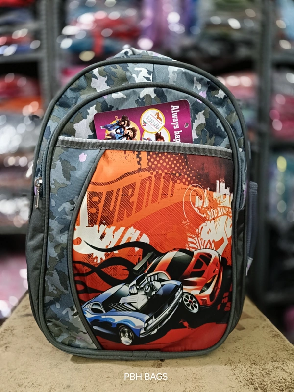 PBH Pbh P186 16*12*6 Picture Hard School Backpacks - 16*12*6, Friar Gray