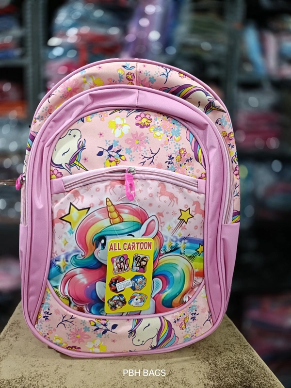PBH Pbh P185 18*14*7 Lower Padded Soft Picture School Backpacks - 18*14*7, Blossom
