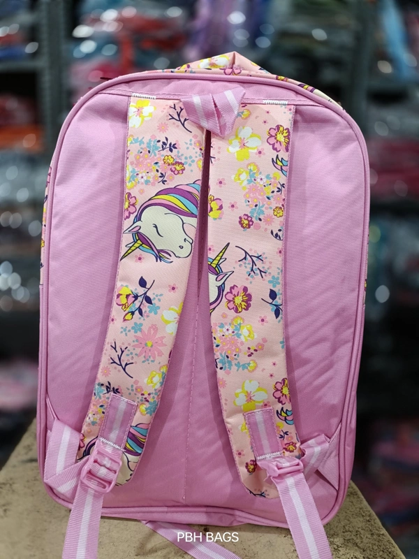 PBH Pbh P185 18*14*7 Lower Padded Soft Picture School Backpacks - 18*14*7, Blossom