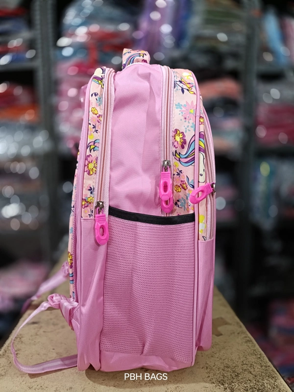 PBH Pbh P185 18*14*7 Lower Padded Soft Picture School Backpacks - 18*14*7, Blossom