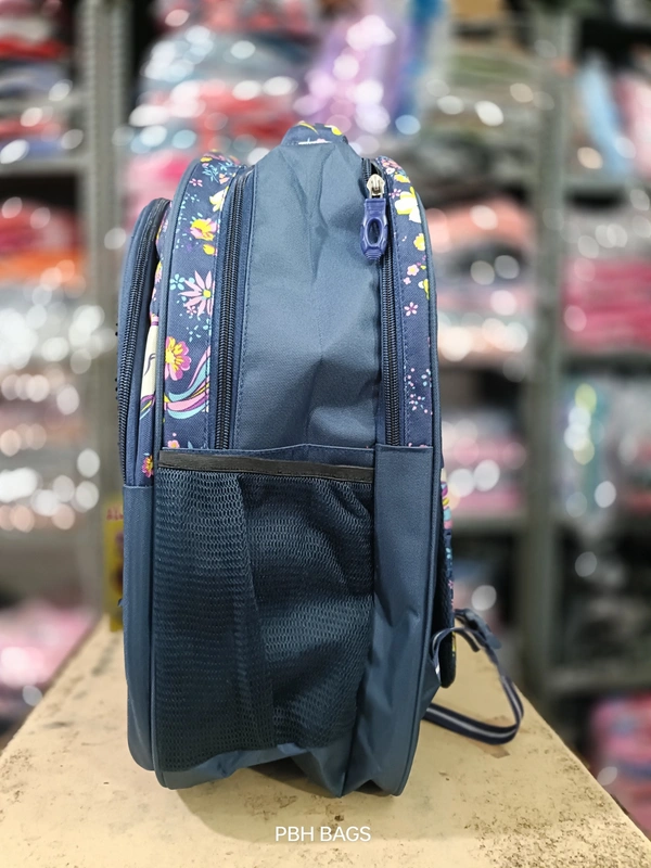 PBH Pbh P185 18*14*7 Lower Padded Soft Picture School Backpacks - 18*14*7, Black Rock
