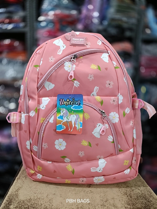 PBH Pbh P181 18*14*7 Laptop Lower Padded Soft School Backpacks - 20*15*7, Silk