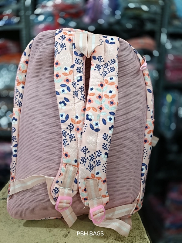 PBH Pbh P181 18*14*7 Laptop Lower Padded Soft School Backpacks - 20*15*7, Cavern Pink