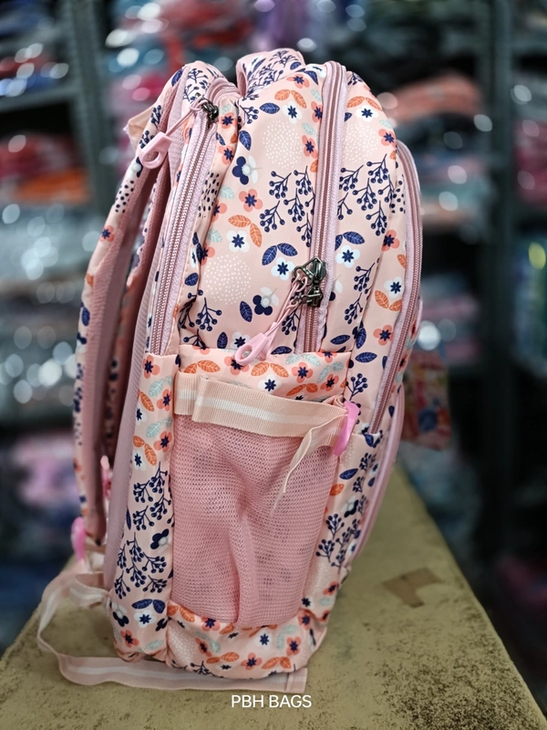 PBH Pbh P181 18*14*7 Laptop Lower Padded Soft School Backpacks - 20*15*7, Cavern Pink