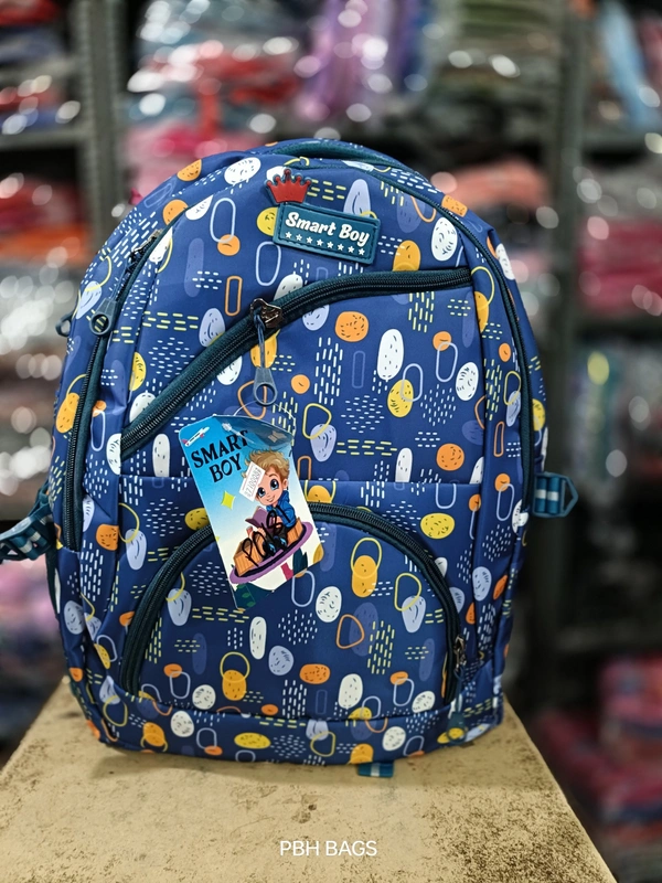 PBH Pbh P181 18*14*7 Laptop Lower Padded Soft School Backpacks - 20*15*7, Chambray