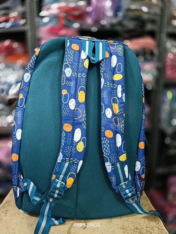 PBH Pbh P181 18*14*7 Laptop Lower Padded Soft School Backpacks - 20*15*7, Chambray