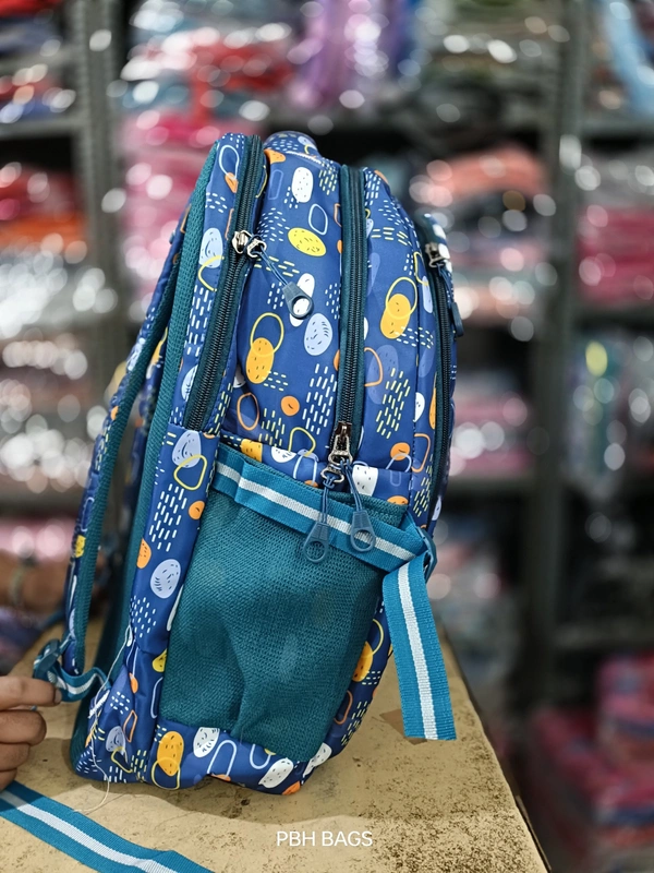 PBH Pbh P181 18*14*7 Laptop Lower Padded Soft School Backpacks - 20*15*7, Chambray