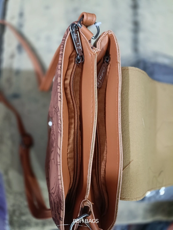 PBH P0175 8*8*4 LADIES SLING BAGS - 8*8*4, Aubergine