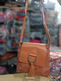 PBH P0175 8*8*4 LADIES SLING BAGS - 8*8*4, Aubergine