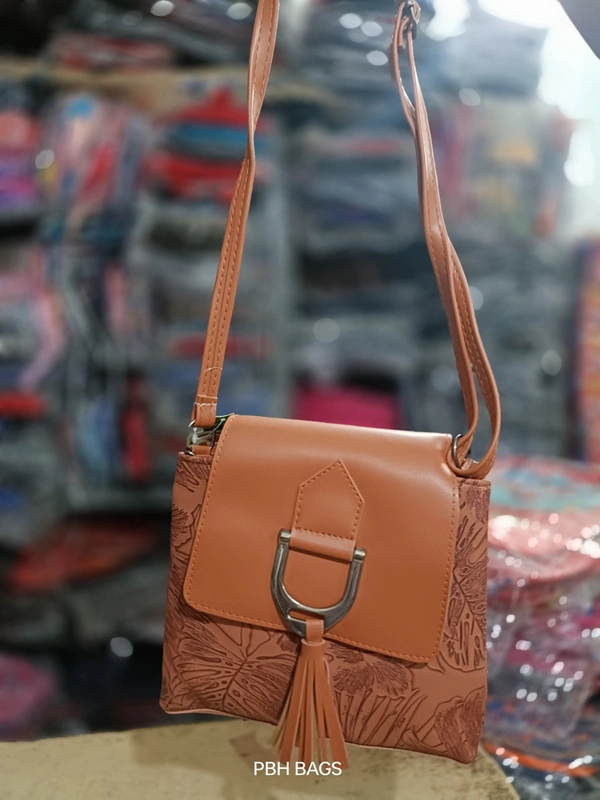 PBH P0175 8*8*4 LADIES SLING BAGS - 8*8*4, Aubergine