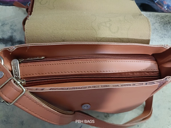 PBH P0175 8*8*4 LADIES SLING BAGS - 8*8*4, Rusty Nail