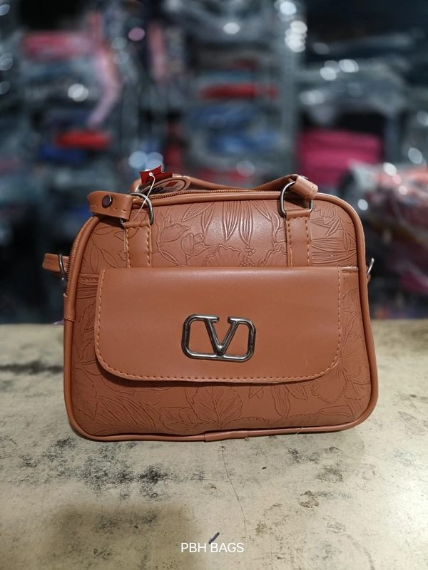 PBH P0175 8*8*4 LADIES SLING BAGS - 8*8*2, Buttered Rum