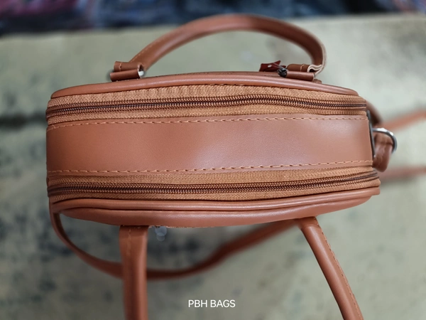 PBH P0175 8*8*4 LADIES SLING BAGS - 8*8*2, Buttered Rum