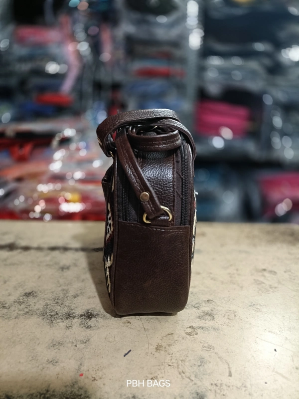 PBH P0175 8*8*4 LADIES SLING BAGS - 8*8*4, Aubergine