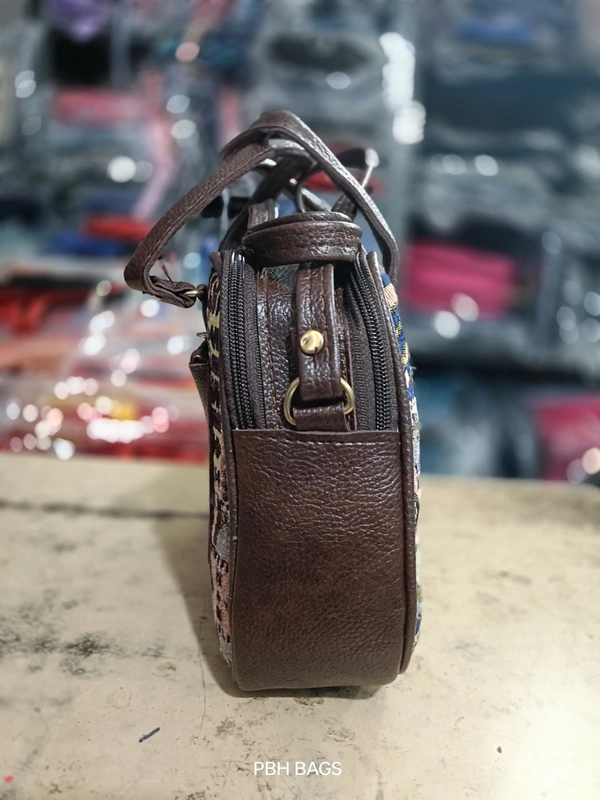 PBH P0175 8*8*4 LADIES SLING BAGS - 8*8*4, Aubergine