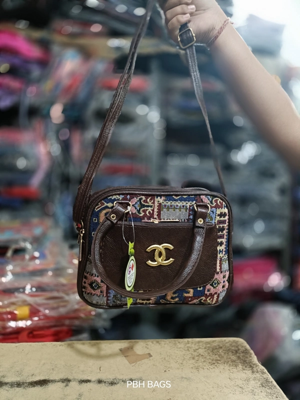 PBH P0175 8*8*4 LADIES SLING BAGS - 8*8*4, Aubergine