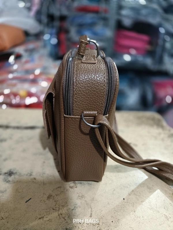 PBH P0175 8*8*4 LADIES SLING BAGS - 8*8*4, Woody Brown