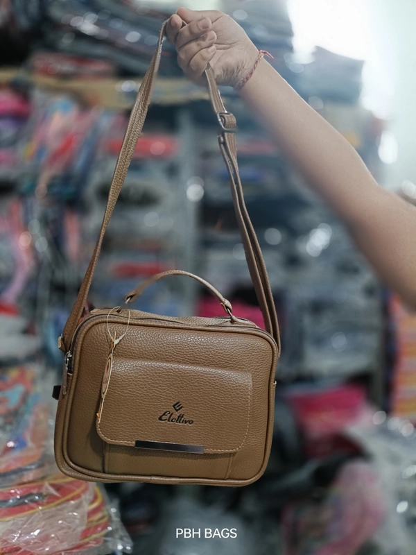PBH P0175 8*8*4 LADIES SLING BAGS - 8*8*4, Woody Brown