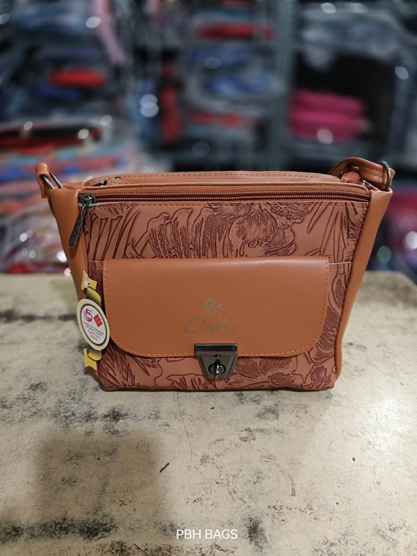 PBH P0175 8*8*4 LADIES SLING BAGS - Cocoa Bean, 8*8*4