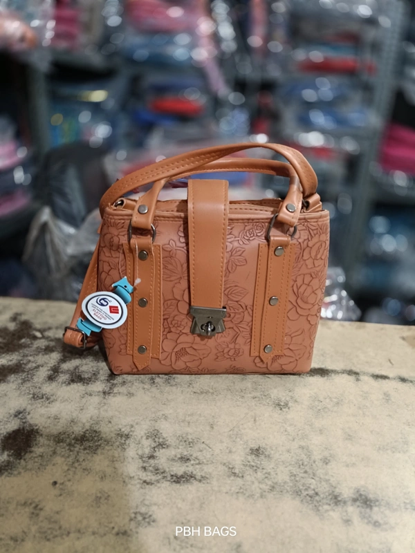 PBH P0175 8*8*4 LADIES SLING BAGS - 8*8*4, Woody Brown