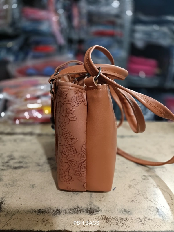 PBH P0175 8*8*4 LADIES SLING BAGS - 8*8*4, Woody Brown
