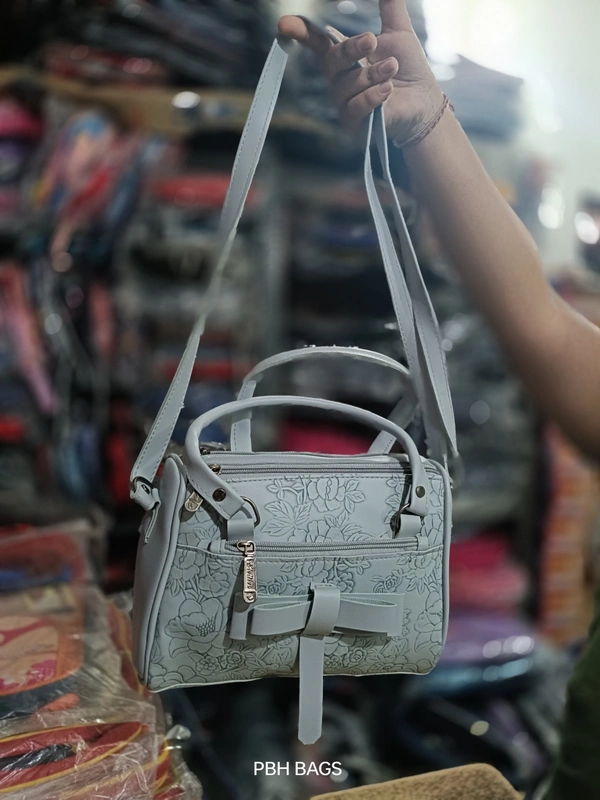 PBH P0175 8*8*4 LADIES SLING BAGS - 8*8*4, Friar Gray