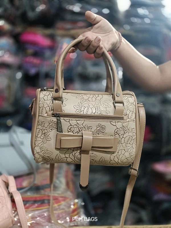 PBH P0175 8*8*4 LADIES SLING BAGS - 8*8*4, Pink Flare