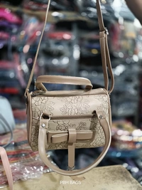 PBH P0175 8*8*4 LADIES SLING BAGS - 8*8*4, Pink Flare
