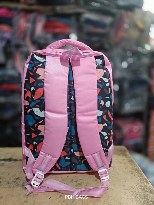 PBH P0189 16*14*6 Soft Lower Padded School Backpack - 16*14*6, Bouquet