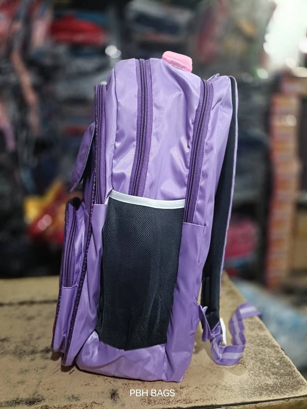 PBH P0189 16*14*6 Soft Lower Padded School Backpack - 16*14*6, Lavender Magenta