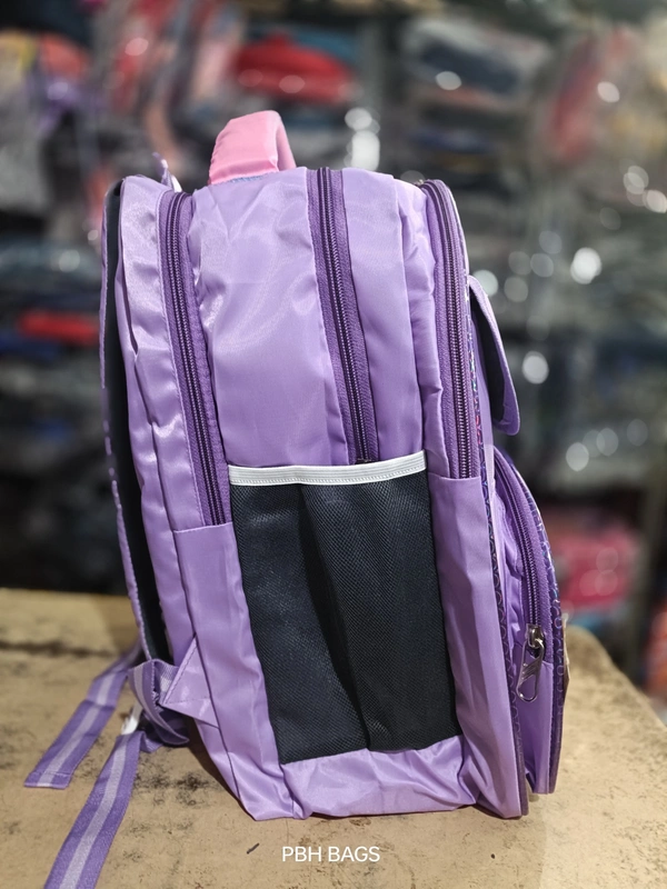 PBH P0189 16*14*6 Soft Lower Padded School Backpack - 16*14*6, Lavender Magenta