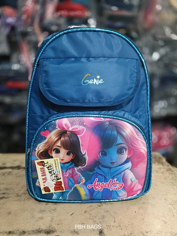PBH P0189 16*14*6 Soft Lower Padded School Backpack - 16*14*6, Dodger Blue