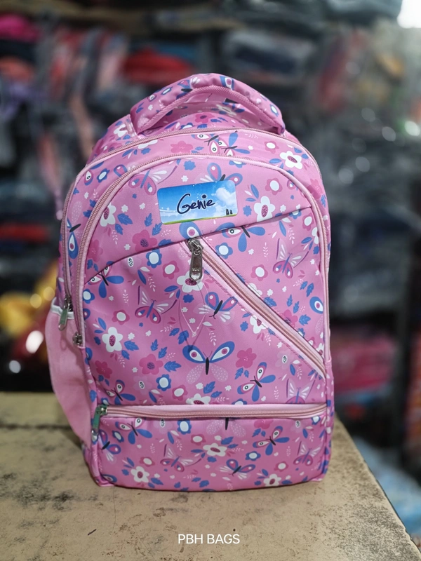 PBH P0190 18*16*6 Print Lower Padded Backpack - 18*16*6, Wisteria
