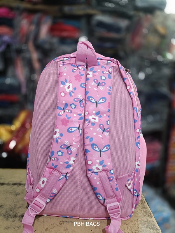 PBH P0190 18*16*6 Print Lower Padded Backpack - 18*16*6, Wisteria