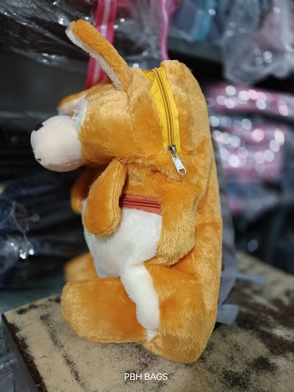 PBH P0191 14*12*4 TEDDY BACKPACKS - 14*12*4, Straw