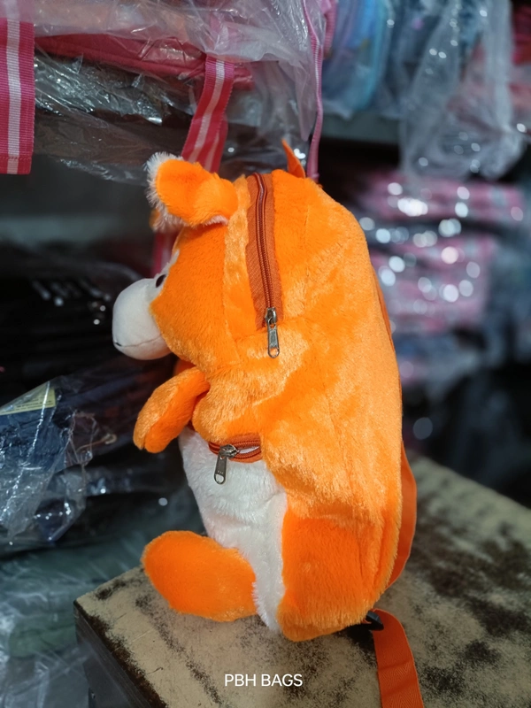 PBH P0191 14*12*4 TEDDY BACKPACKS - 14*12*4, Web Orange