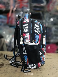 PBH P0191 16*14*6 Print Lower Padded Backpack - 16*14*6, Cod Gray