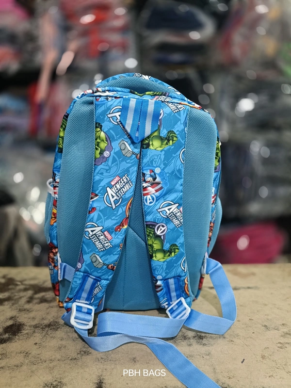 PBH P0191 16*14*6 Print Lower Padded Backpack - 16*14*6, Turquoise Blue