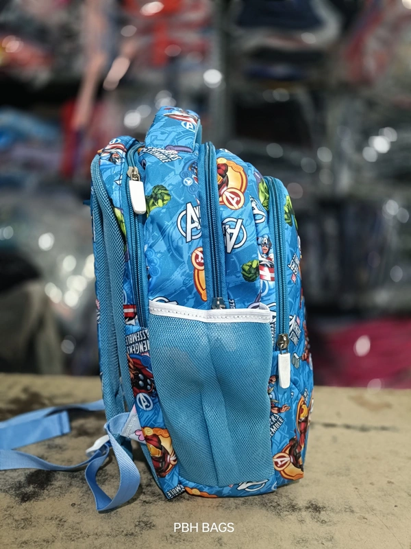 PBH P0191 16*14*6 Print Lower Padded Backpack - 16*14*6, Turquoise Blue